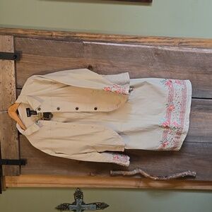 Vintage Denim & Co. Jacket and long skirt set